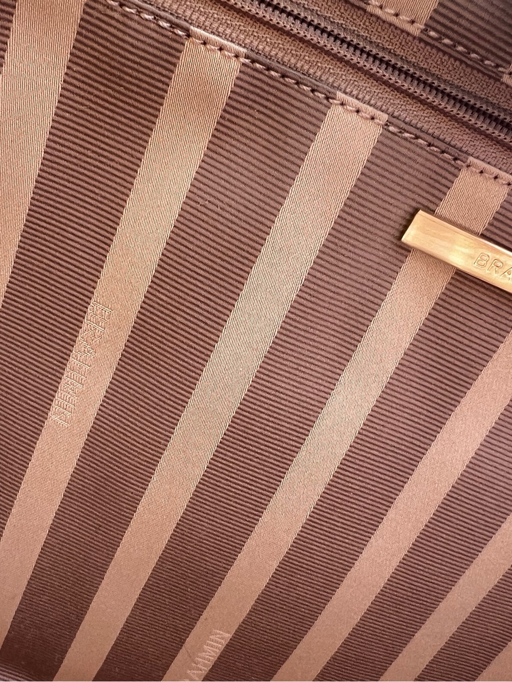 Brahmin Woven Leather Cognac. Nantucket Basket weave - Picture 9 of 13